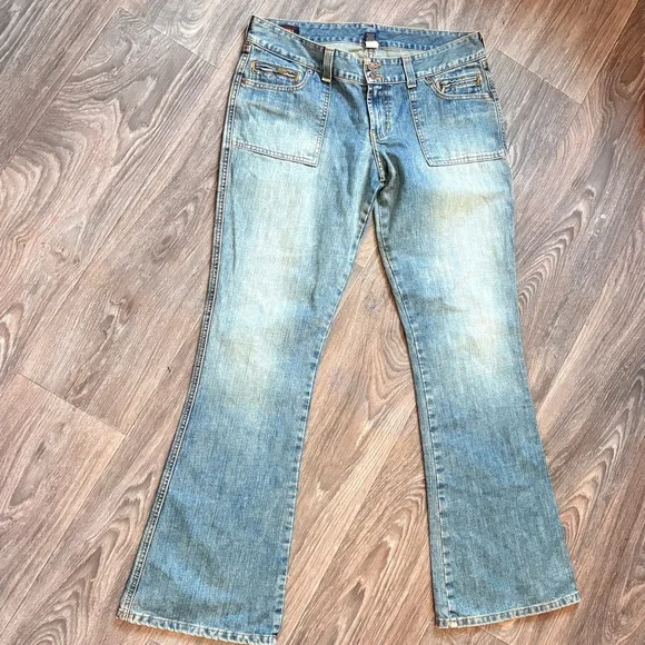 Y2K Abercrombie & Fitch low rise boot cut jeans - Picture 1 of 7